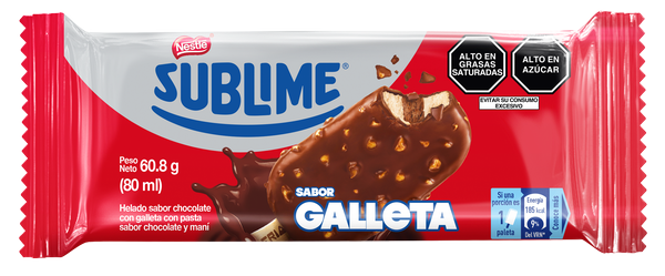 HELADO SUBLIME GALLETA